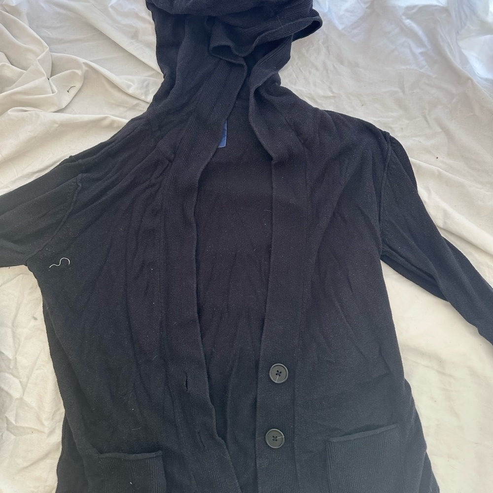 Hooded American eagle sweater with pockets
